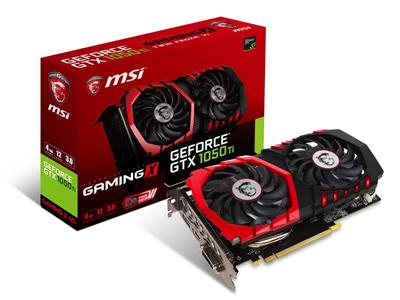 MSI GeForce GTX 1050 Ti Gaming X 4 GB GDDR5, VGA/DVI/HDMI