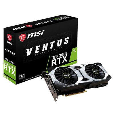MSI GeForce RTX 2080 Ventus OC 8 GB GDDR6, HDMI/3xDP/USB-C#1