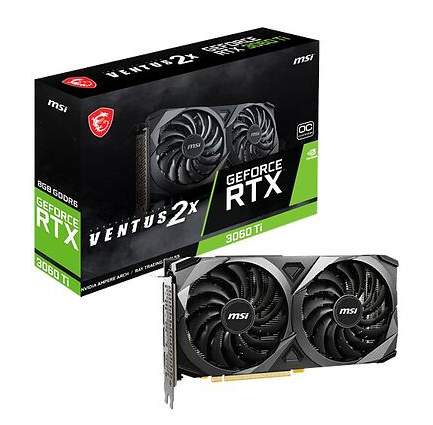 MSI GeForce RTX 3060 Ti VENTUS 2X OCV1 8 GB GDDR6, HDMI/3xDP