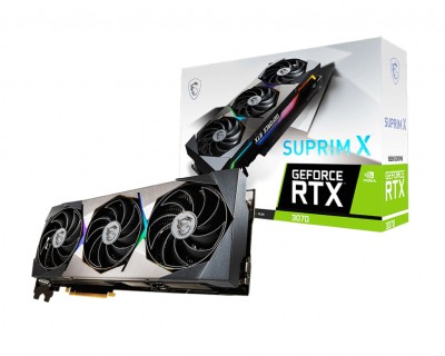MSI GeForce RTX 3070 SUPRIM X (LHR) 8 GB GDDR6, HDMI/3xDP, RGB Mystic Light