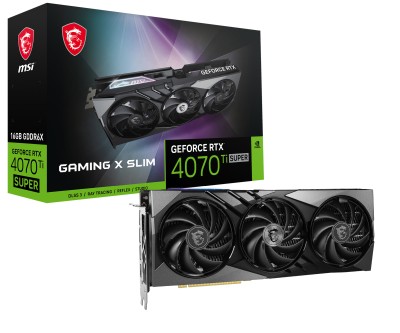 MSI GeForce RTX 4070 Ti Super Gaming X Slim 16 GB GDDR6X, HDMI/3xDP