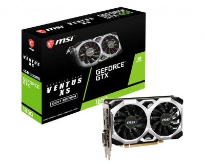 MSI GeForce GTX 1650 D6 VENTUS XS OCV1 4 GB GDDR6, DVI/HDMI/DP