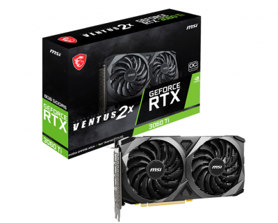 MSI GeForce RTX 3060 Ti VENTUS 2X OCV1 (LHR) 8 GB GDDR6, HDMI/3xDP