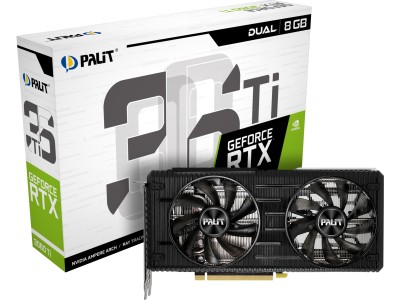 Palit GeForce RTX 3060 TI DUAL LHR 8 GB GDDR6, HDMI/3xDP#1