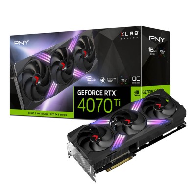 PNY GeForce RTX 4070 Ti XLR8 Gaming Verto TF OC 12 GB GDDR6X, HDMI/3xDP, ARGB