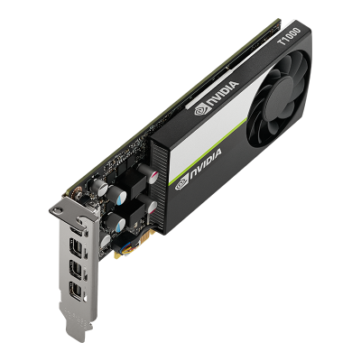 PNY Quadro T1000, 8 GB GDDR6, 4xMiniDP, Low Profile#1