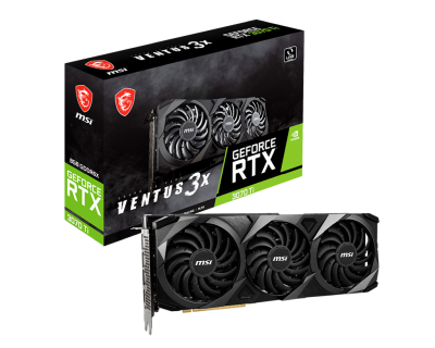 MSI GeForce RTX 3070 Ti VENTUS 3X OC (LHR) 8 GB GDDR6X, HDMI/3xDP