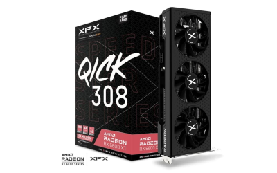 XFX Radeon RX 6600 XT Speedster QICK308 Black Gaming 8 GB GDDR6, HDMI/3xDP