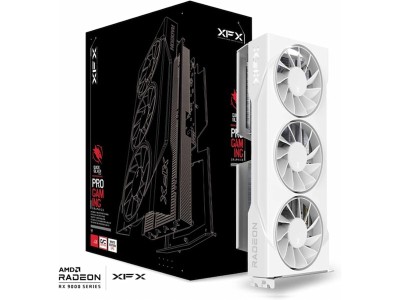 XFX Swift Radeon RX 9060 XT OC Triple Fan Gaming White 8 GB GDDR6, HDMI/2xDP#1