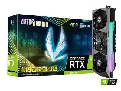 Zotac GeForce RTX 3070 Ti AMP Extreme HOLO 8 GB GDDR6X, HDMI/3xDP, Spectra RGB 2.0#1