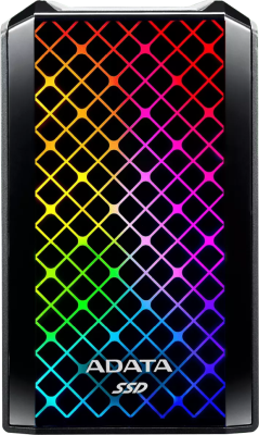 512 GB ADATA SE900G SSD, USB-C 3.2 Gen.2, RGB