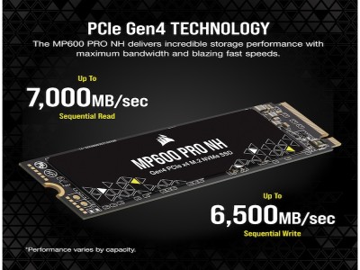 4 TB Corsair MP600 Pro, NVMe PCIe, Gen4 SSD, M.2#3