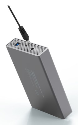 Externt kabinett 3.5" SATA till USB 3.2, Digitus, aluminium, max 16 TB, inkl. strömadapter#6