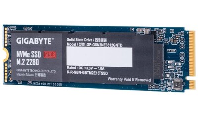 512 GB Gigabyte SSD, NVMe, PCIe M.2#2