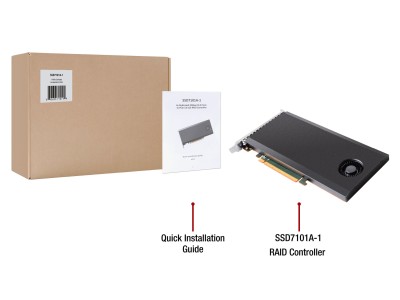 HighPoint SSD7101A-1 4xM.2 NVMe RAID Controller, PCIe 3.0 x16#4