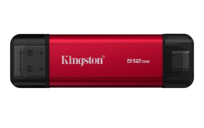 512 GB Kingston Dual Portable SSD, USB-C/USB-A 3.2 Gen.2