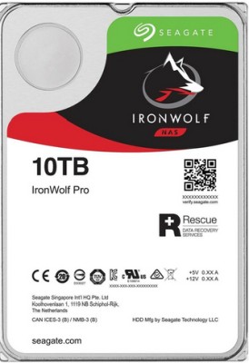 10 TB Seagate Ironwolf PRO, 7200 rpm, 256 MB cache, SATA3, NAS drive 24/7-drift