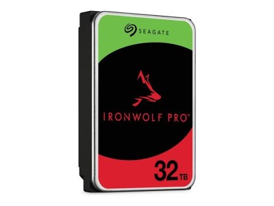 32 TB Seagate Ironwolf PRO, 7200 rpm, 256 MB cache, SATA3, NAS drive 24/7-drift