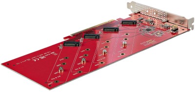 Startech Quad M.2 PCIe Adapter Card, 4xM.2, PCIe 4.0 x16, Bifurcation Required#2