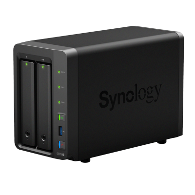 Synology DiskStation DS718+, 2-Bay NAS, Quad Core, 2 GB RAM, 4K transcoding#1