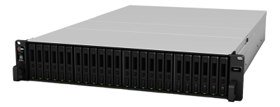 Synology FlashStation FS2017, 24-bay 2.5" NAS, Intel Xeon 8-Core 2,7GHz CPU, 16 GB RAM, 2x10GbE + 4xGbE, 2xUSB 3.0, rackmonterad#2