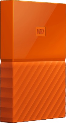 2 TB WD My Passport Thin, 2.5", USB 3.0, WD Backup - Orange