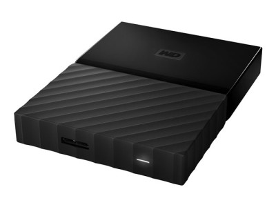 3 TB WD My Passport, 2.5", USB 3.0, WD Backup - Svart