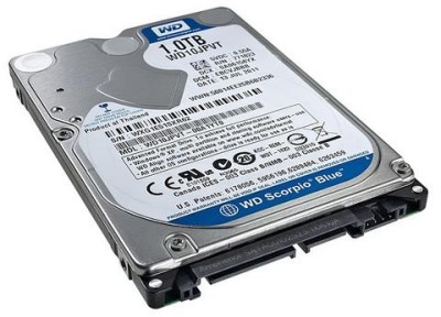 1 TB WD Scorpio Blue, 5400 rpm, 8 MB cache, SATA3