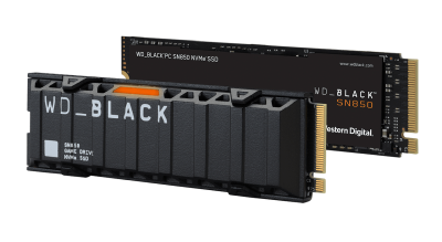 500 GB WD Black SN850 NVMe PCIe 4.0 SSD, M.2, bulk med kylfläns
