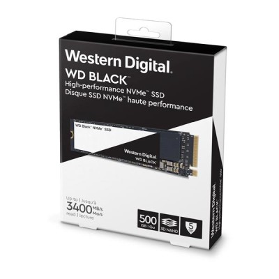 500 GB WD Black SSD, NVMe, PCIe M.2#2