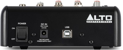 Alto Professional TrueMix 500, 5-kanals med 1xXLR + 2xStereo-Line, uppspelning från USB#4