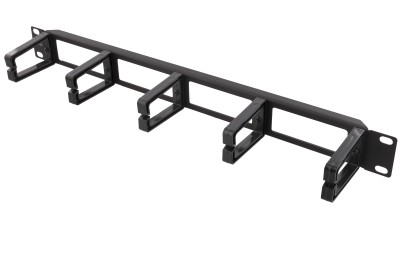 19" kableringspanel 1U, 5 fästen med genomföring#2