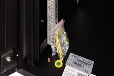 19" väggskåp Digitus Unique DN-19, 16U, 820x600x600 mm - Svart#4