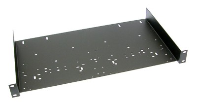 Middle Atlantic, 19" rackhylla 1U, 25 cm djup, förstansade montagehål