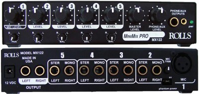 Rolls MX122 MiniMix Pro, mic/line-mixer
