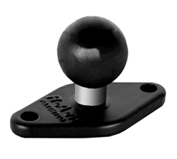 RAM Mount Aluminum Diamond mini Plate with 1 inch Ball
