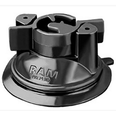 RAM Mount RAP-224-1U Plastic 3.25 inch dia Locking Suction Cup Base