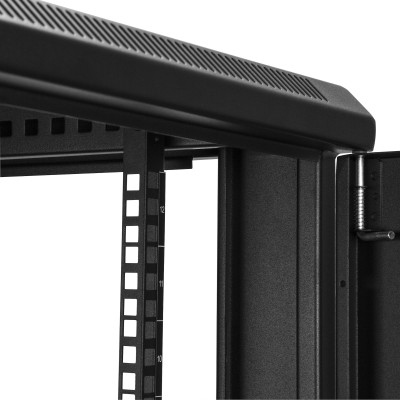 19" Skåp StarTech.com 12U, 600x854x640mm, stående med hjul - Svart#7