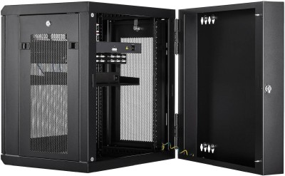 19" Skåp StarTech.com 12U, 610x550x640mm, stående eller väggmonterat, gångjärnsupphängning - Svart#4