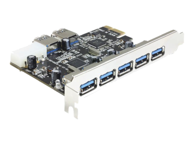 PCI-Express DeLOCK 5 x external + 2 x internal USB 3.0, PCIe 2.0