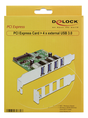 Delock PCI Express Card > 4 x external USB 3.0#3