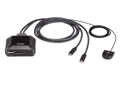 Systemswitch Aten 2-Port USB-C 4K DisplayPort KVM Switch#2