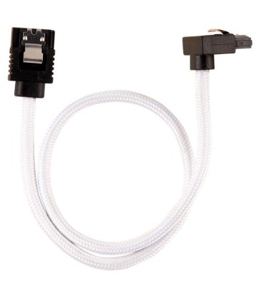 SATA3 kabel Corsair Premium Sleeved Set with 90° Connectors, 30 cm, 2-pack - Vit#2
