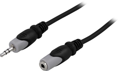 Förlängning ljudkabel stereo 3,5 mm, 0,5 m