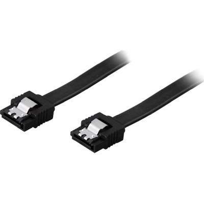 SATA3 kabel, med lås-clips, 70 cm
