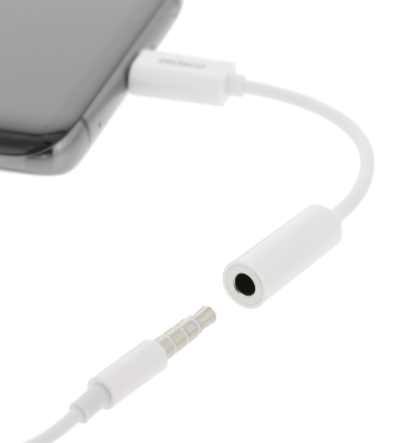 Adapter Deltaco USB-C till 3,5mm, passiv - Vit#2
