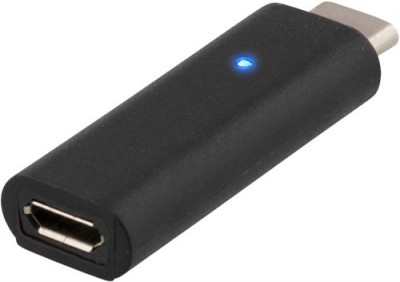 Deltaco USB 2.0 adapter, USB-C ha till MicroUSB ho - Svart#2