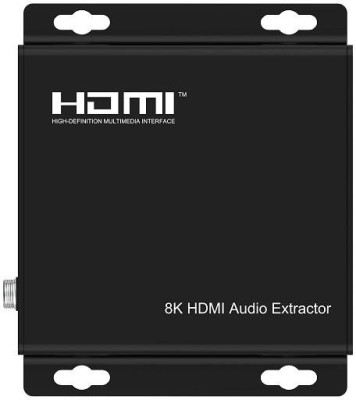 HDMI 2.1 Audio Extractor, 8K@60Hz - Svart