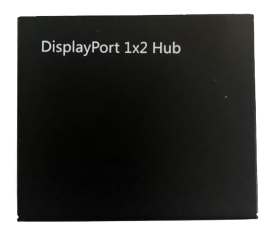 Splitter DisplayPort till 2xDP-utgångar, 4K/3D, DP 1.2 - Svart#1
