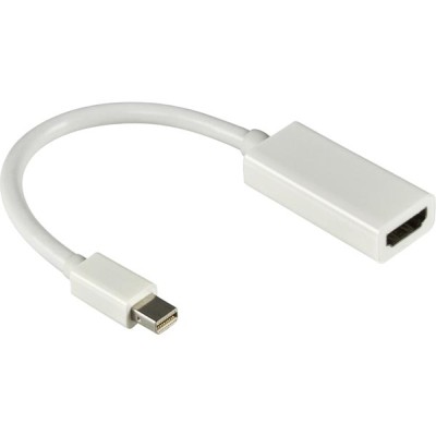 Adapter Mini DisplayPort till HDMI, 1080p@60Hz, 0,2 meter - Vit
